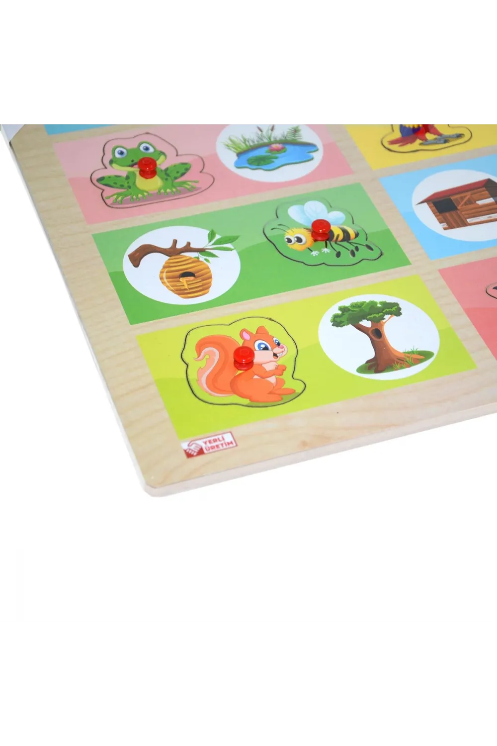 ONY-363-364 Ahşap Tutmalı Eşleştirme Hangi Hayvan Nerede Yaşar -Onyıl