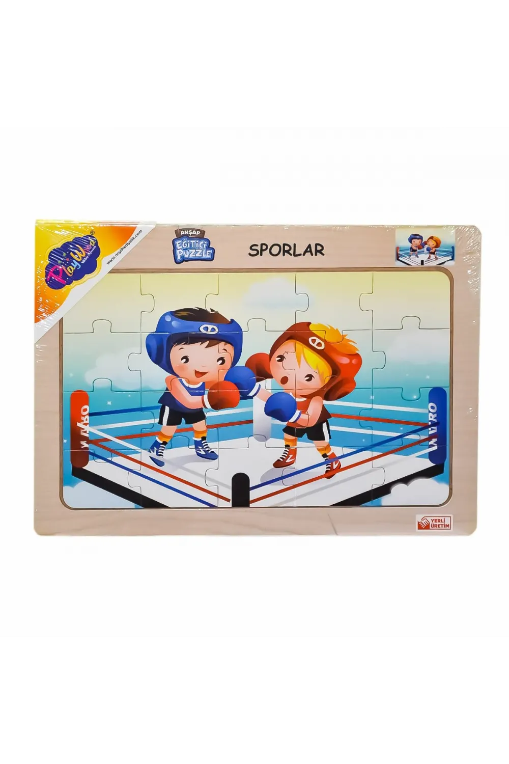 ONY-85-86-87-88 Ahşap Eğitici Puzzle Sporlar -Onyıl