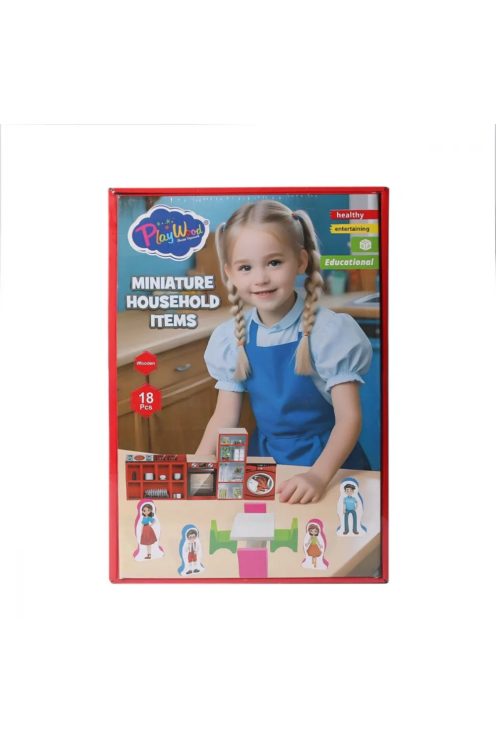 ONY-407 Ahşap Minyatür Ev Eşyaları -Onyıl Oyuncak