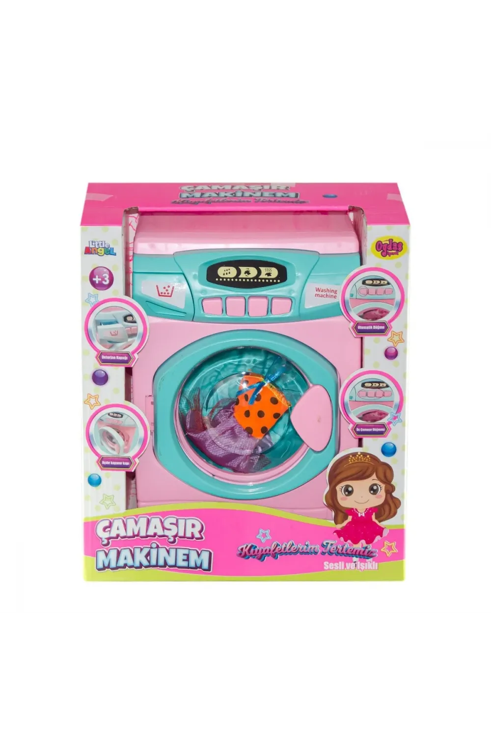02608 Sesli ve Işıklı Çamaşır Makinesi -Oydaş