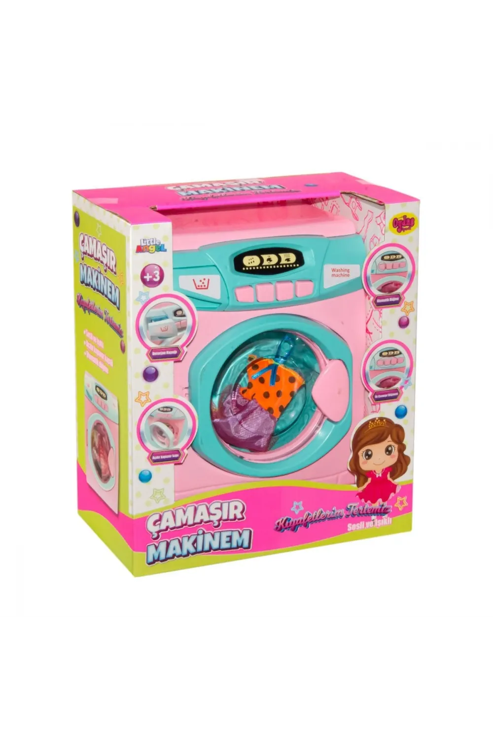 02608 Sesli ve Işıklı Çamaşır Makinesi -Oydaş