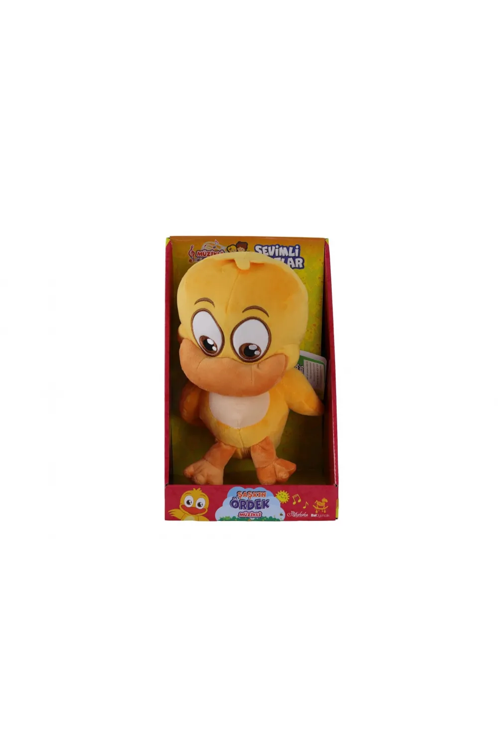 BAL-55115 Şaşkın Ördek Müzikli Peluş Sevimli Dostlar -Özaydınlar