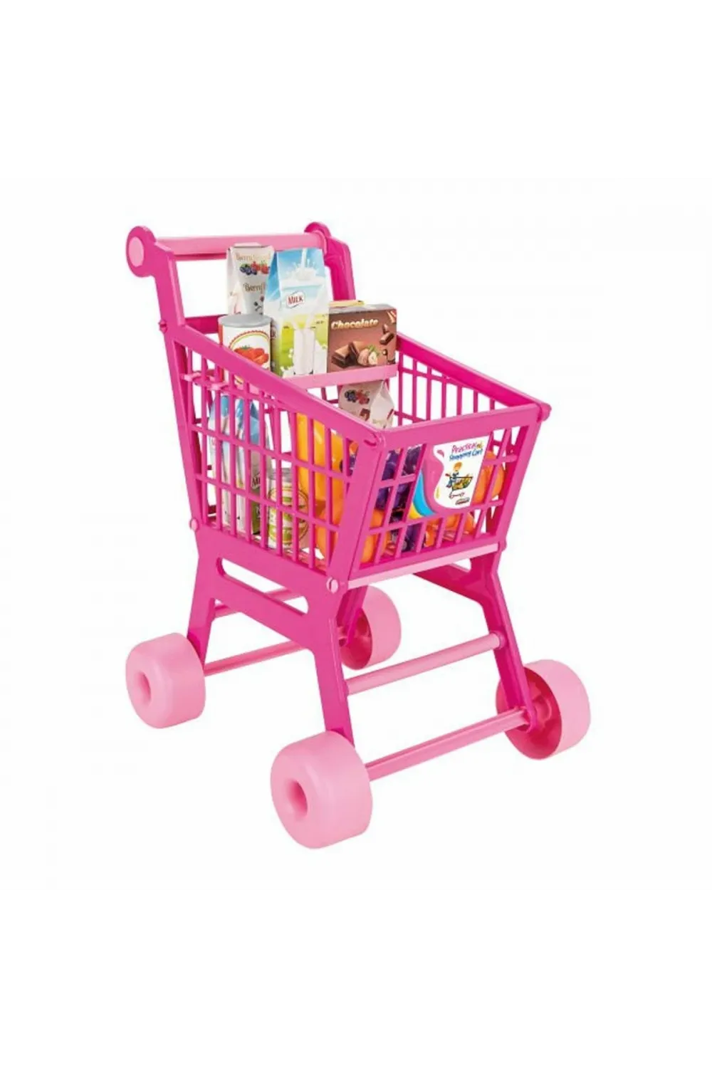 07 608 Pilsan Pratik Pembe Market Arabası (meyve ve sebze)