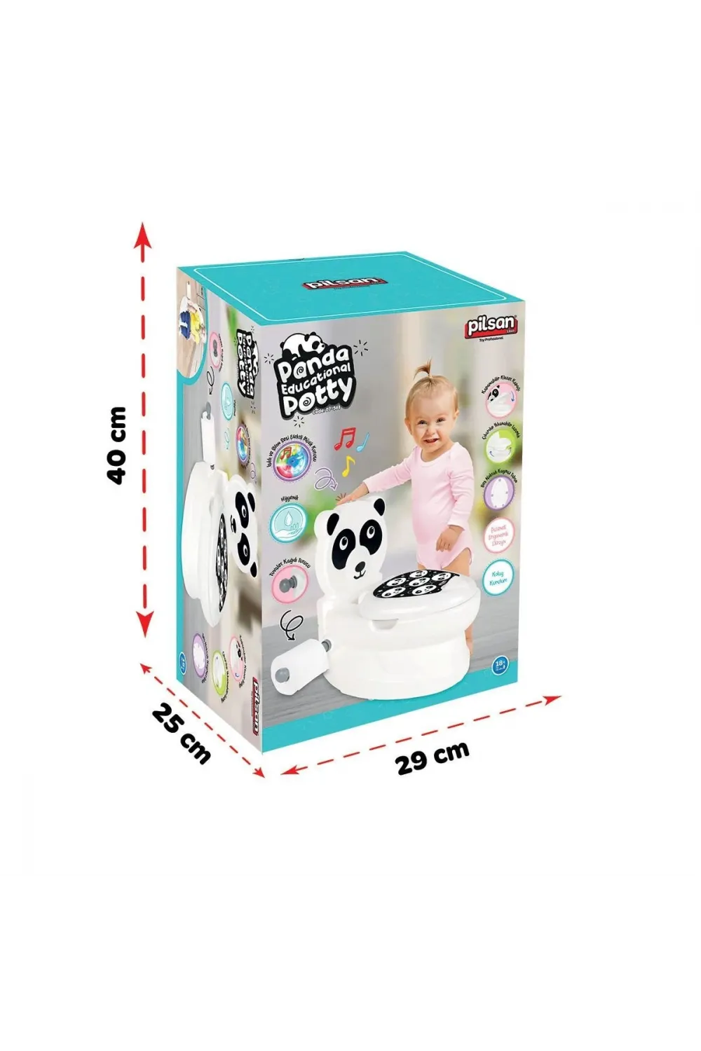 07 561 Pilsan Eğitici Panda Klozet