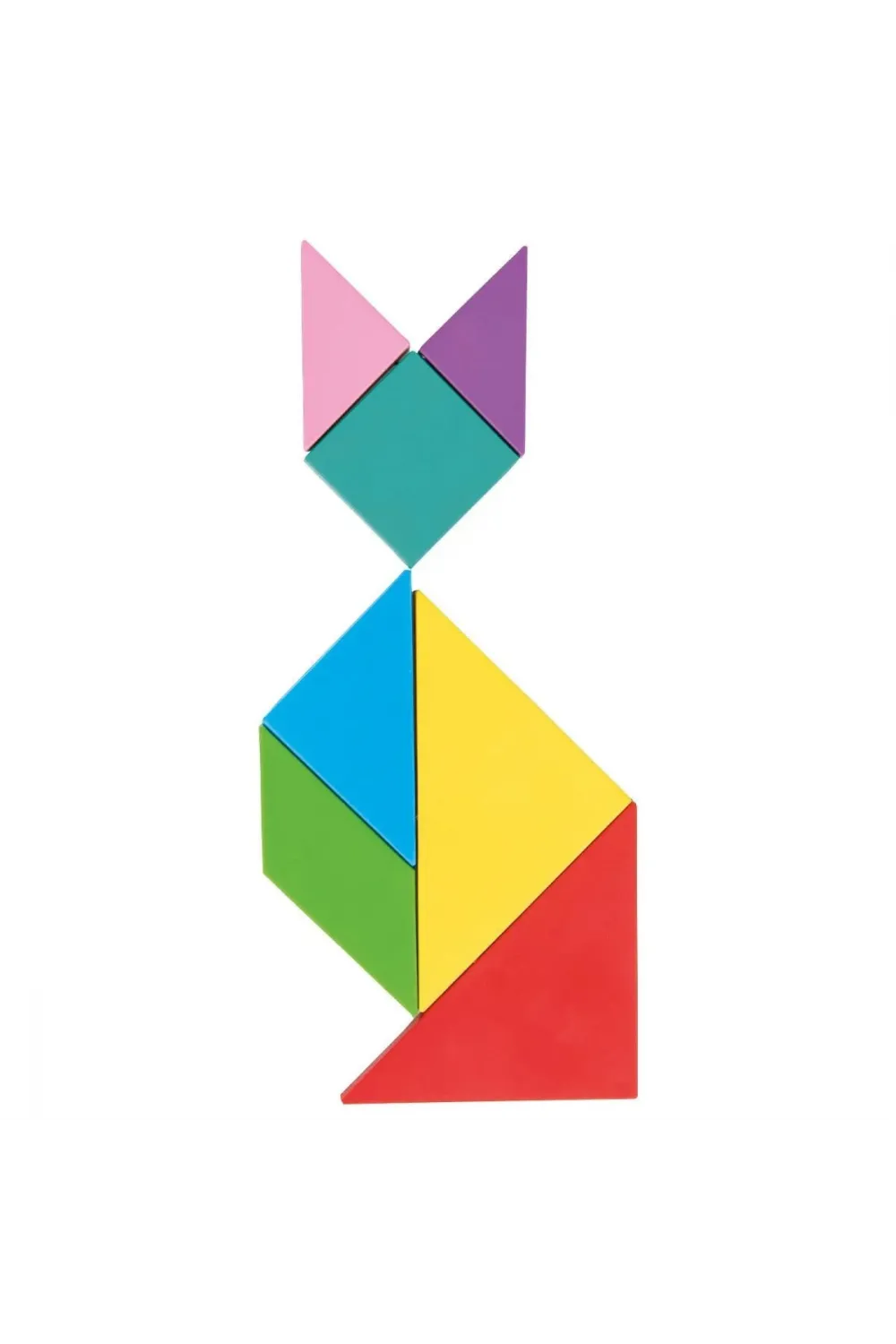 03 569 Ahşap Manyetik Tangram -Pilsan Oyuncak