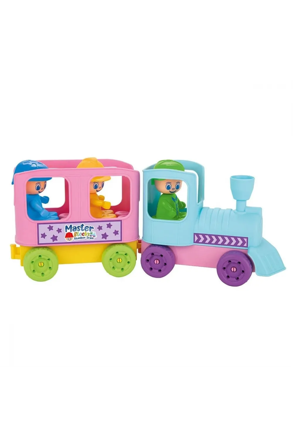 03 605 Master Blok Rakamlı Tren -Pilsan Oyuncak