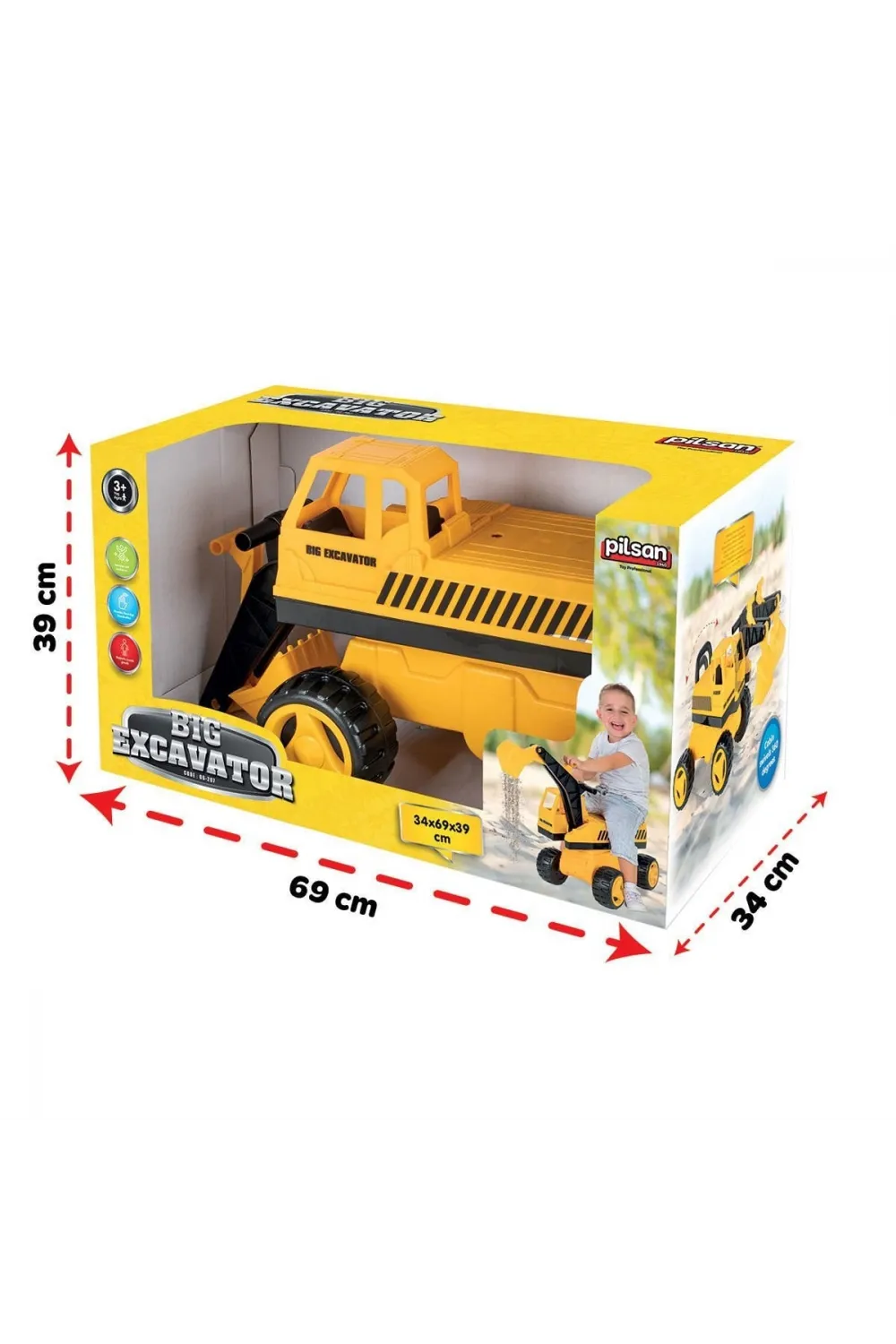 06 207 Big Excavator -Pilsan Oyuncak