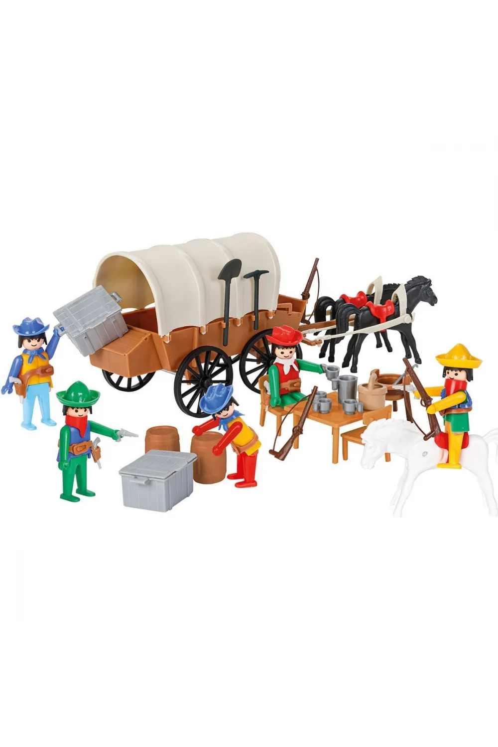 04 003 Mini Mekanik Seri 3 Kovboy Arabası -Pilsan Oyuncak
