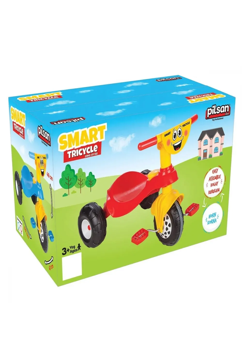 07 132K Smart Bisiklet Kırmızı Flexo -Pilsan Oyuncak