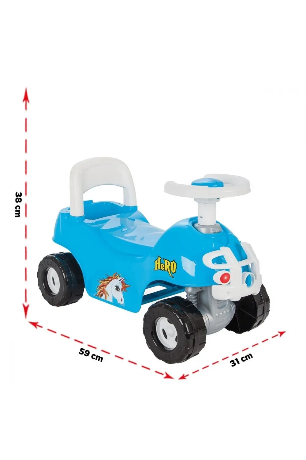07 812 HERO ATV MAVİ