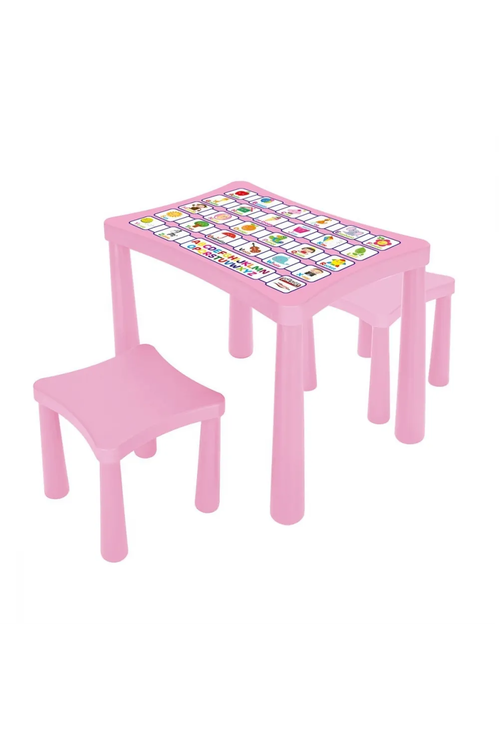 03 493 STORY İKİ TABURELİ MASA (PEMBE)