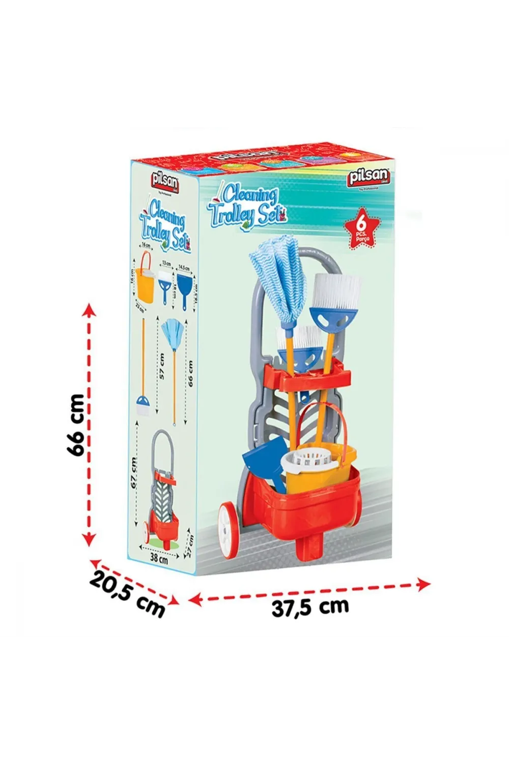 07 620 ARABALI TEMİZLİK SETİ