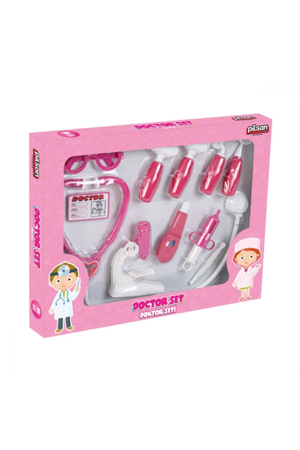 03 232-1010323201101 DOKTOR SETİ (PEMBE)