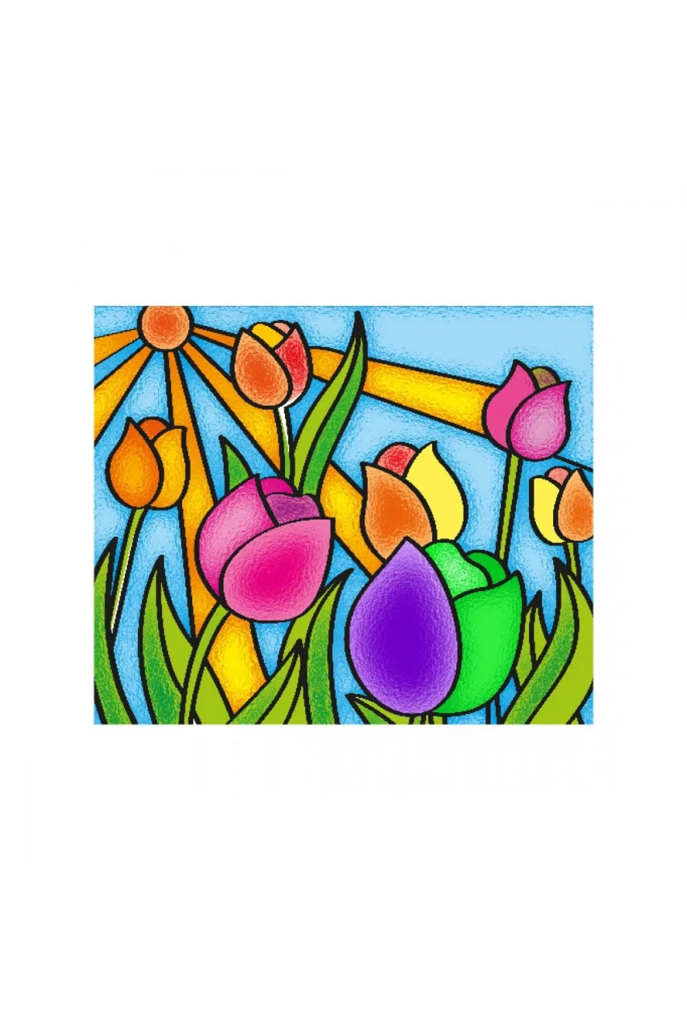 5001 KumToys Cam Vitray - Glass Painting / +6 yaş