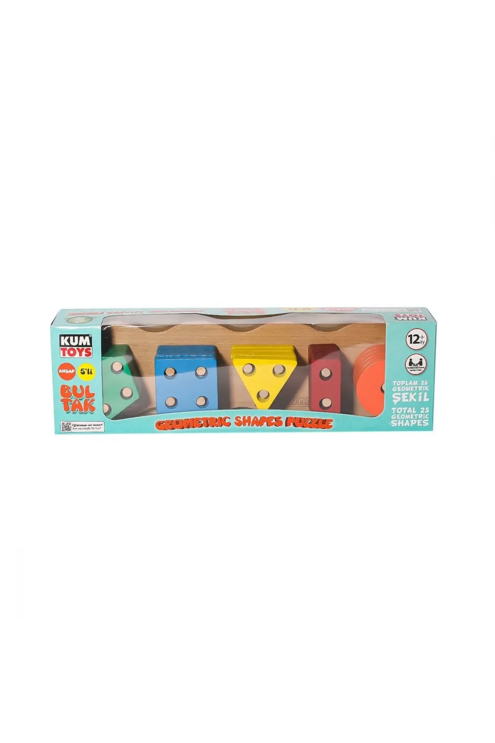 KM5656 Ahşap Beşli Bultak -Kumtoys