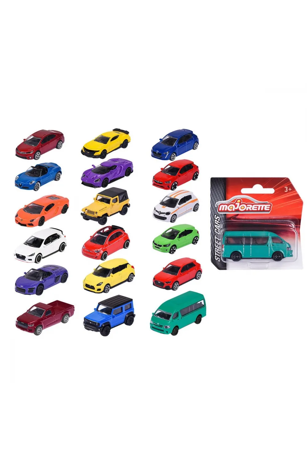 212053051 Street Cars Assortment 18-asst (Adet fiyatıdır. Tekli satılır)