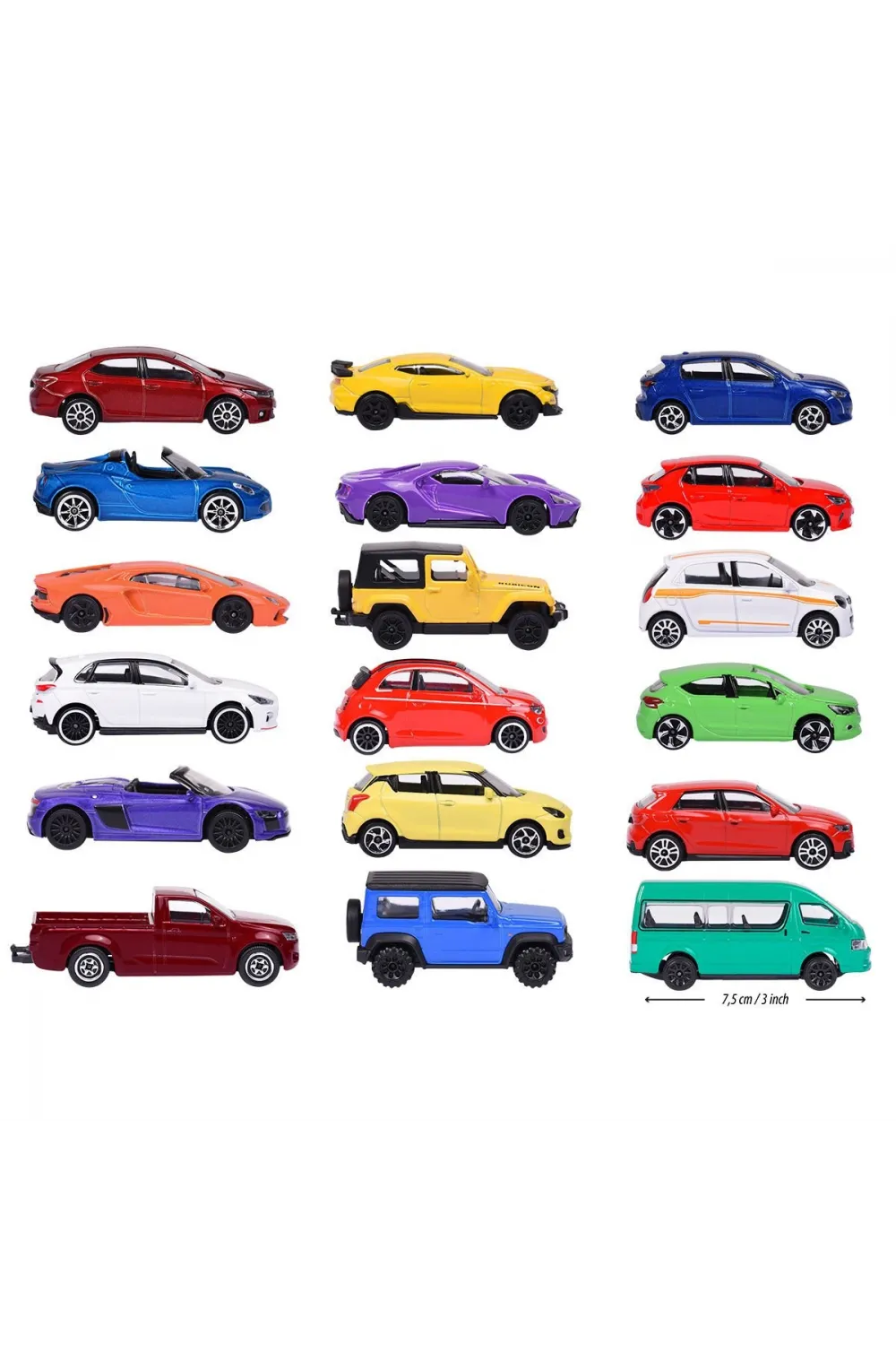 212053051 Street Cars Assortment 18-asst (Adet fiyatıdır. Tekli satılır)