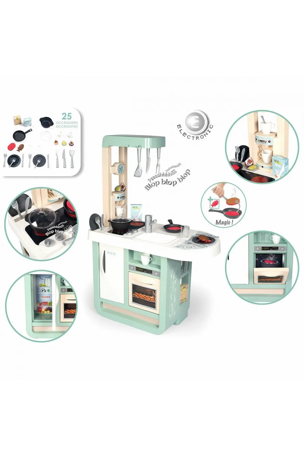 7600310914 Smoby Cherry Kitchen Mutfak Oyun Seti