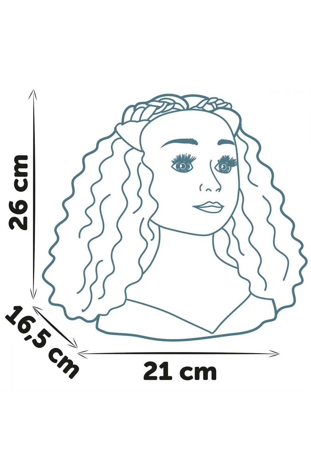 7600320318 Afro Stil Bebek Başı Güzellik Seti