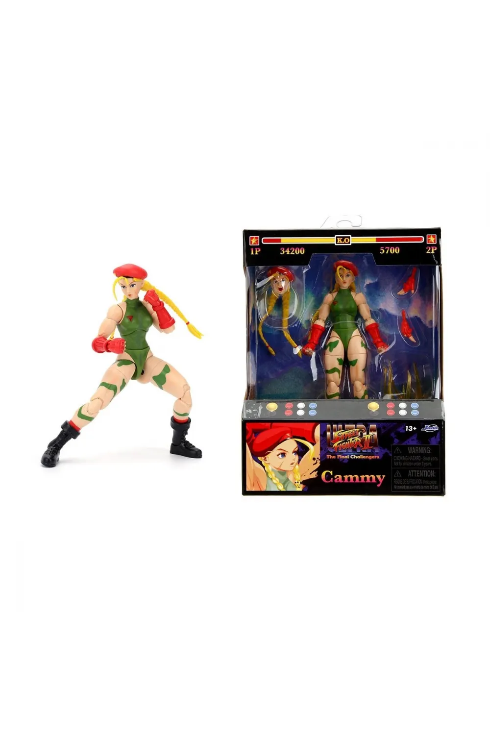 253252033 Jada Street Fighter II Cammy 6 Figure
