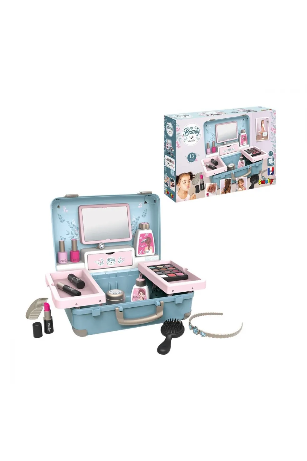 7600320148 Smoby My Beauty Güzellik Kozmetik Çantası Oyun Seti +3 yaş