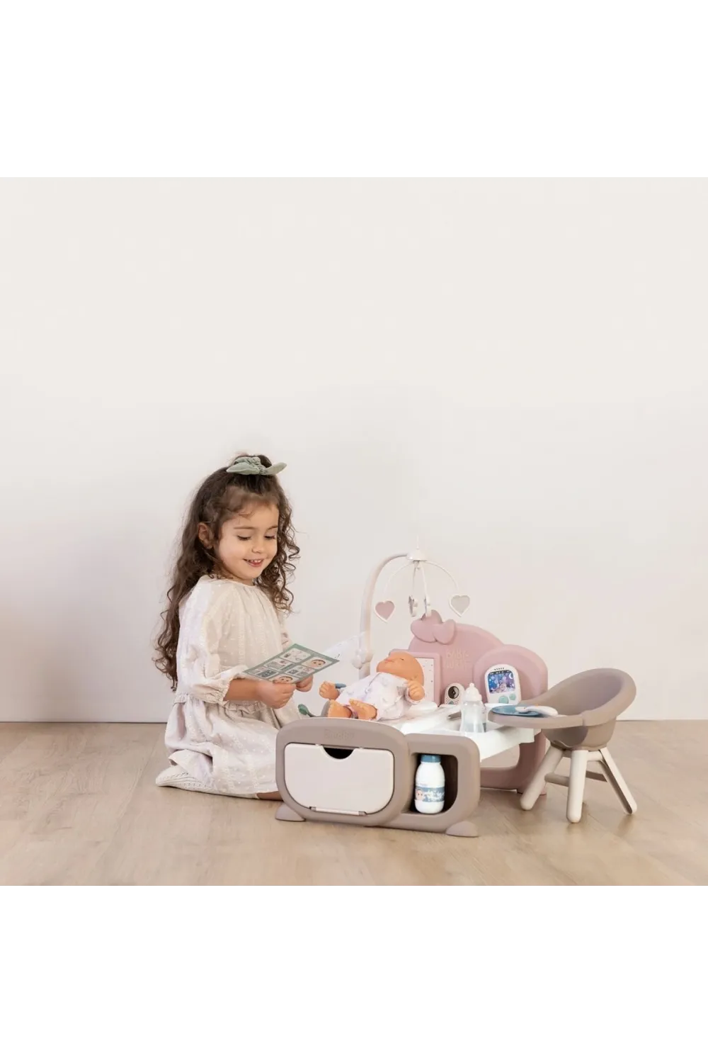 7600220379 Smoby Baby Nurse Nurserie Cocoon - 3ü 1 Arada Bebek Oyun Seti +3 yaş