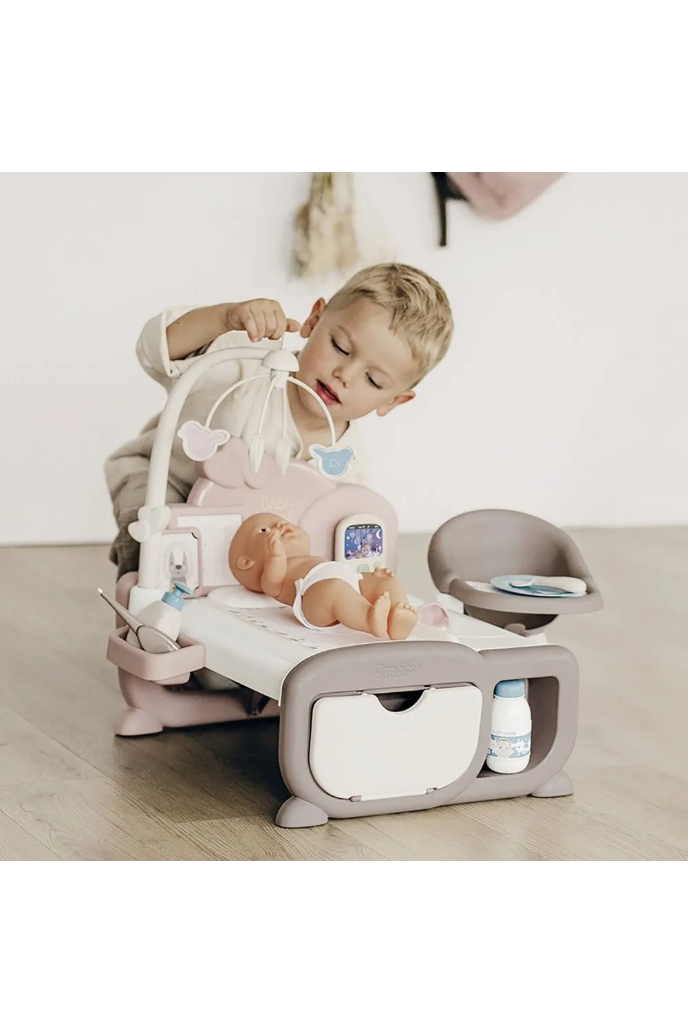 7600220379 Smoby Baby Nurse Nurserie Cocoon - 3ü 1 Arada Bebek Oyun Seti +3 yaş