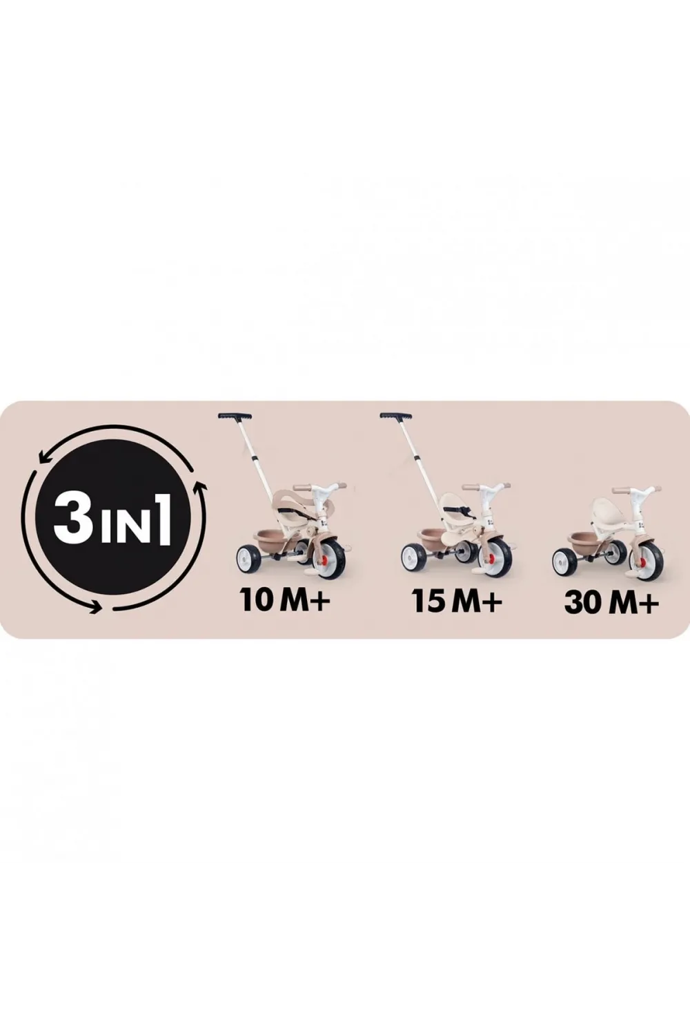 7600740418 Be Move Comfort Tricycle Beige