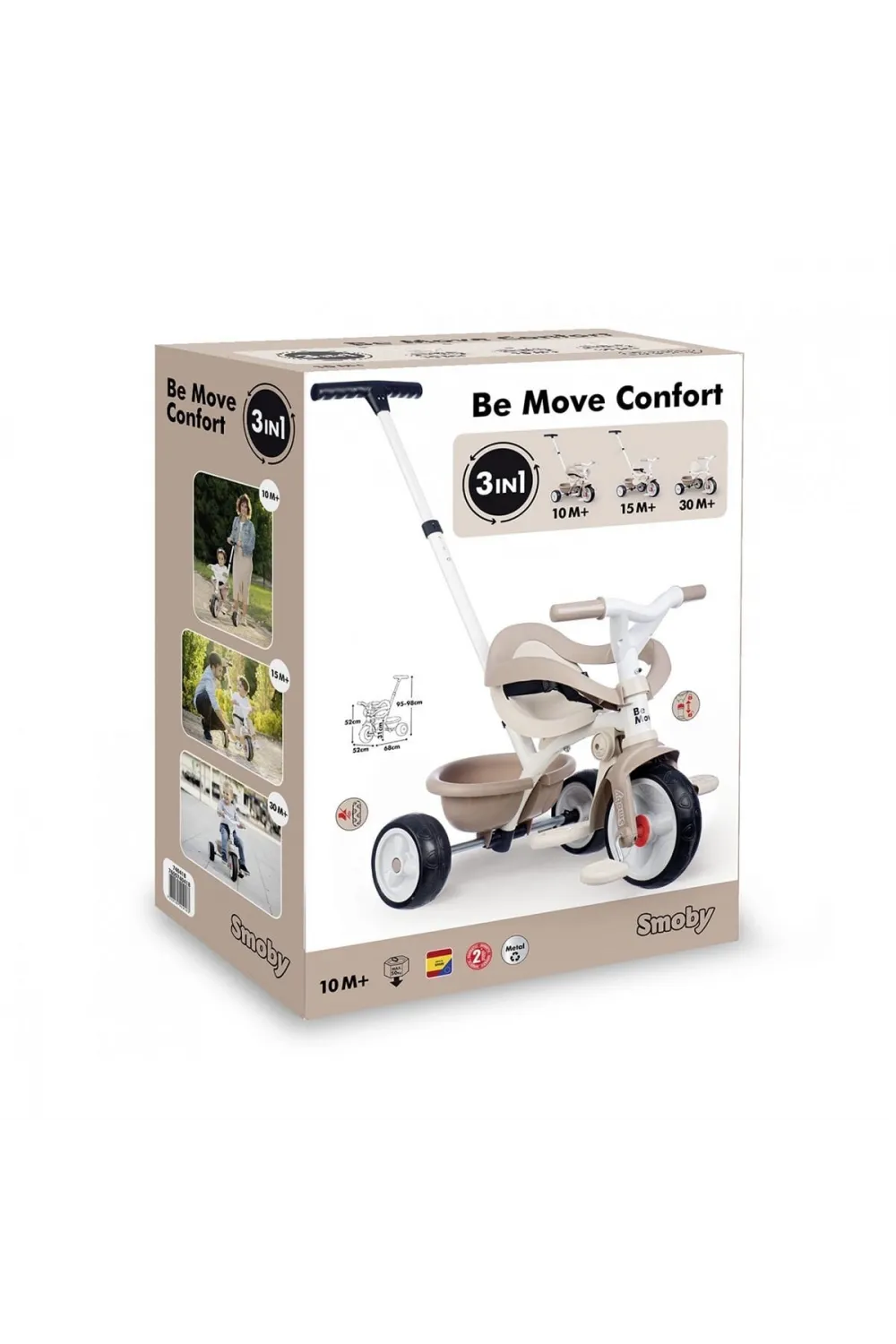 7600740418 Be Move Comfort Tricycle Beige