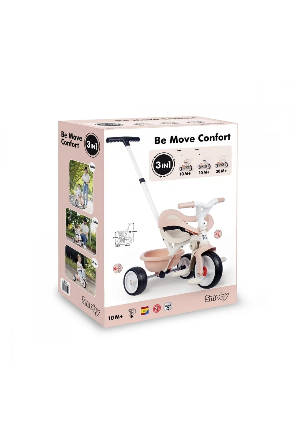 7600740419 Be Move Comfort Tricycle Pink