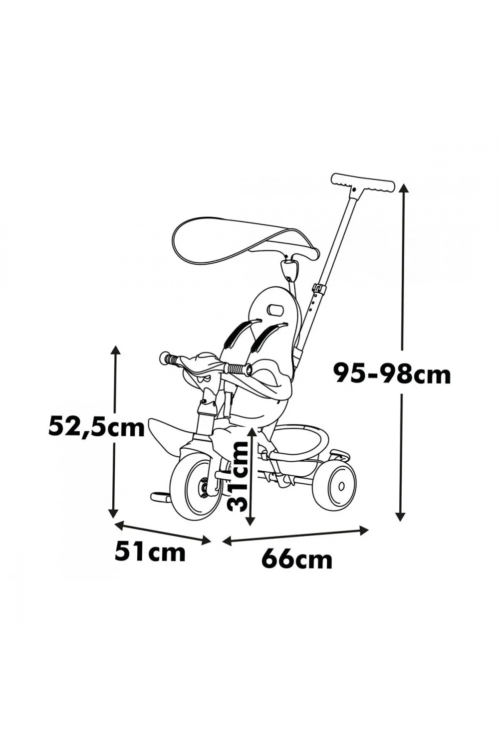 7600741403 Baby Balade Tricycle Beige