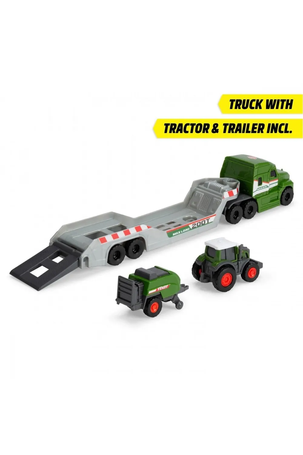 203735006 Fendt Micro Farm Truckfreewheel Mack Truck trailer with Fendt tract