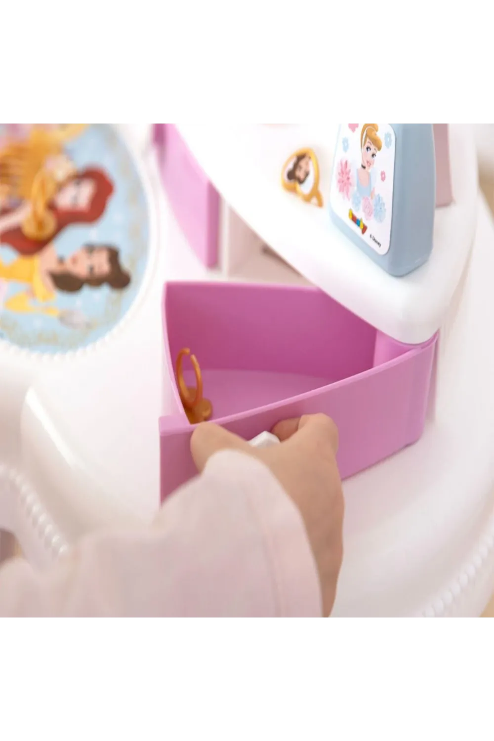 7600320250 Smoby Disney Prensesleri 2si1 arada Güzellik Masası Oyun Seti