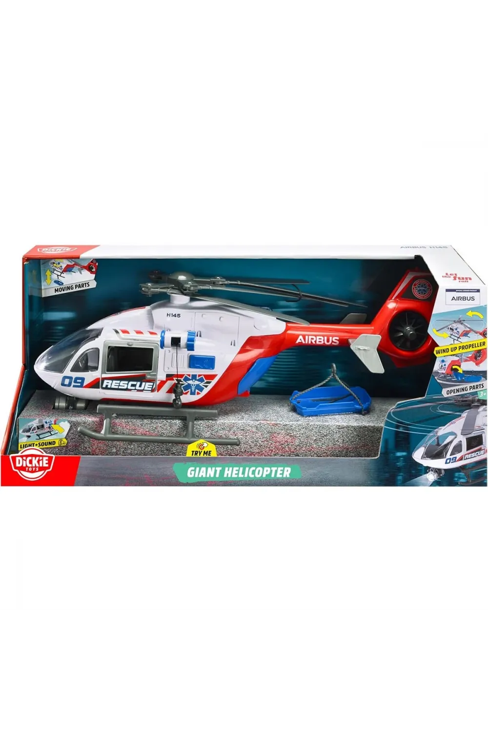 203719035 Giant HelicopterAirbus H1450 light sound manual winch wind up pr
