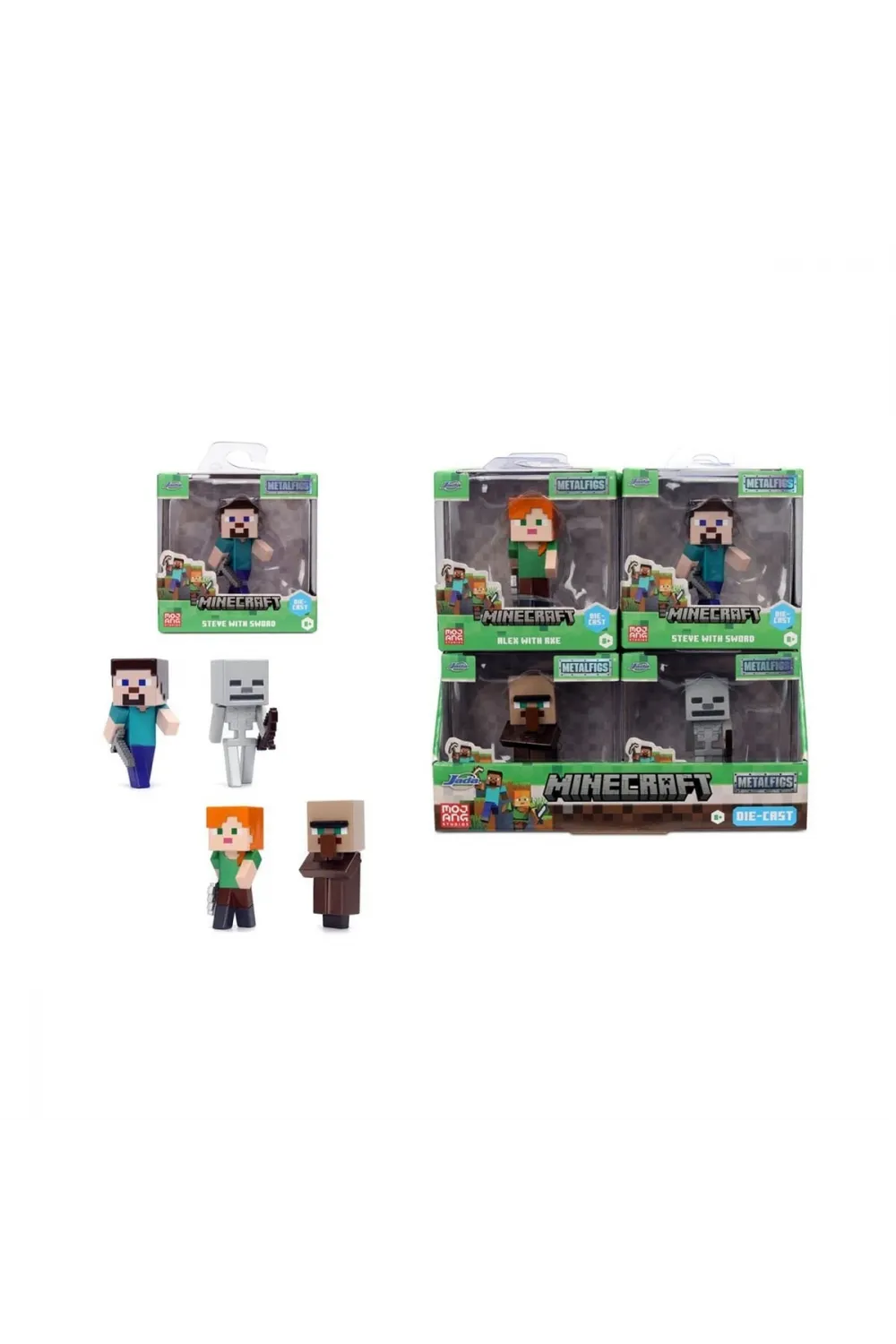 9385138300W04 Minecraft Figures 2 5 Wave 4die-cast pop-culture collectible(Belirtilen fiyat, tekli satış için adet fiyatıdır.)