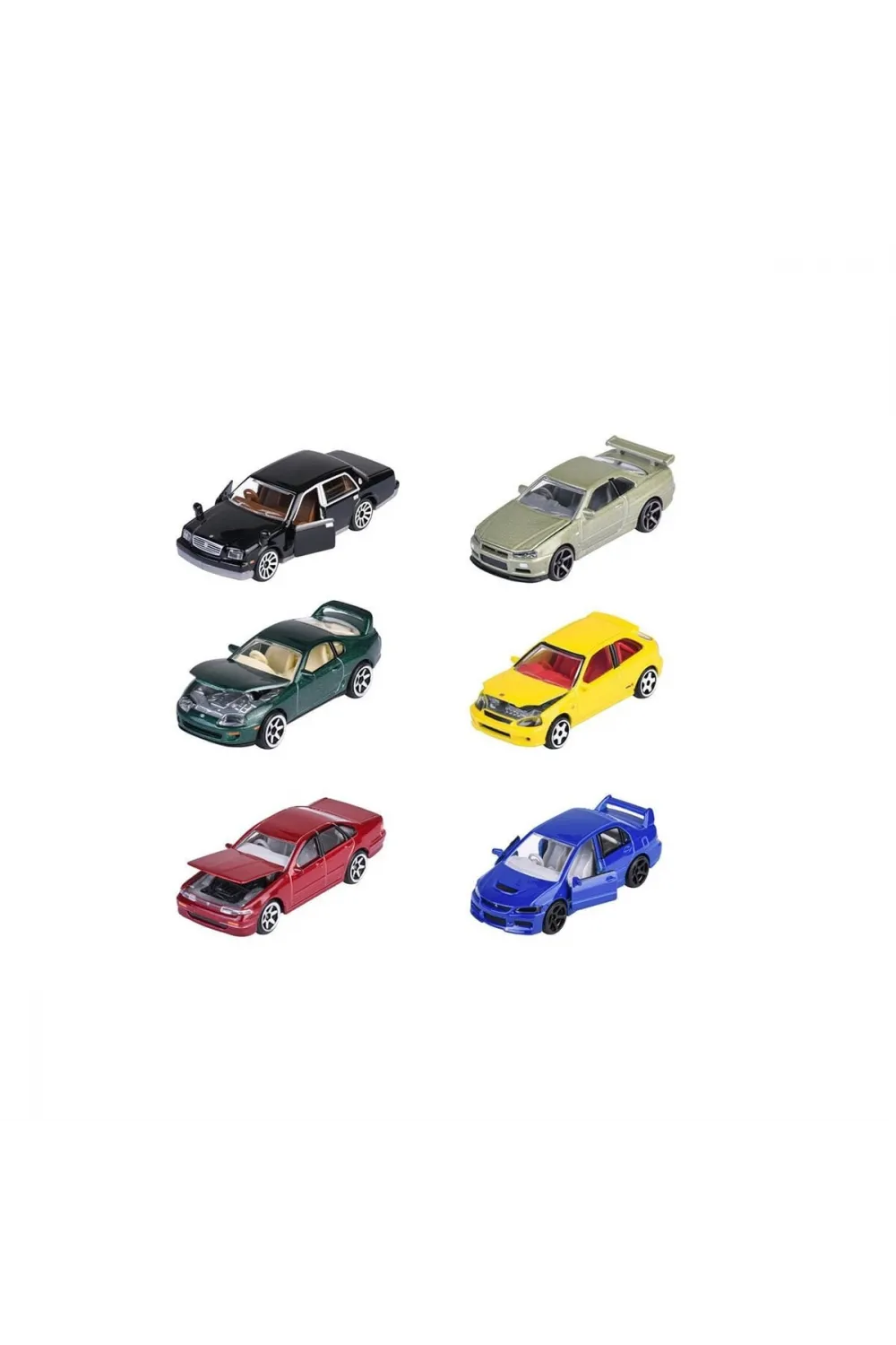 8502100000 JDM Legends Premium Cars, 6-asst.freewheel, die-cast, 1 opening pa(Belirtilen fiyat, tekli satış için adet fiyatıdır.)