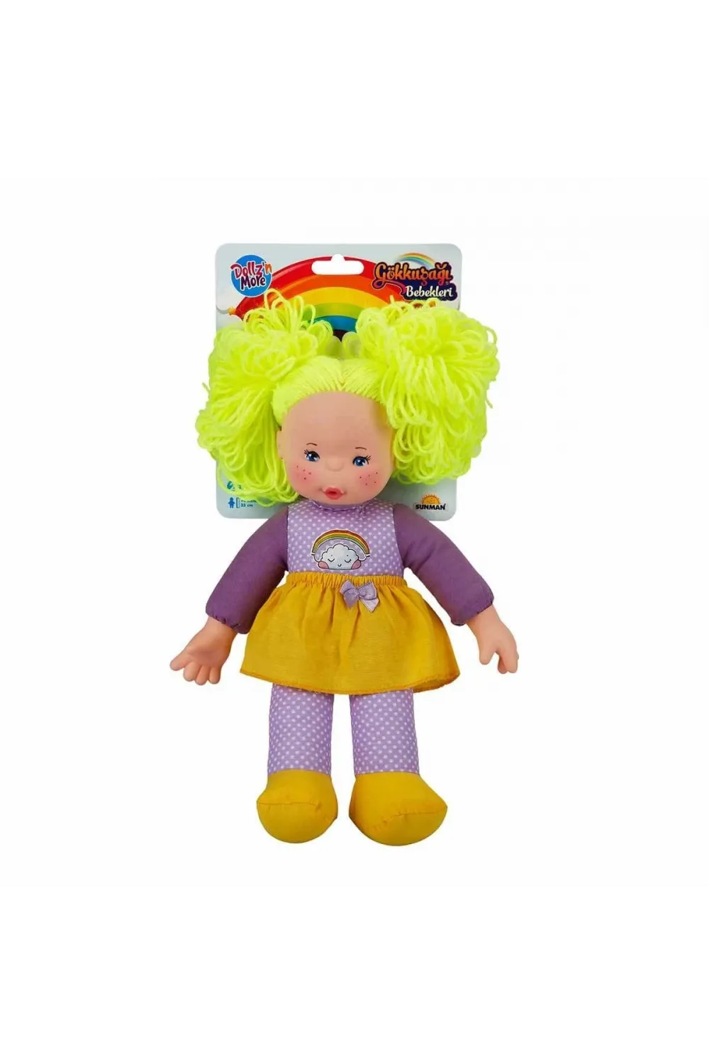 30012  Gökkuşağı Bebekleri 35 cm -Sunman