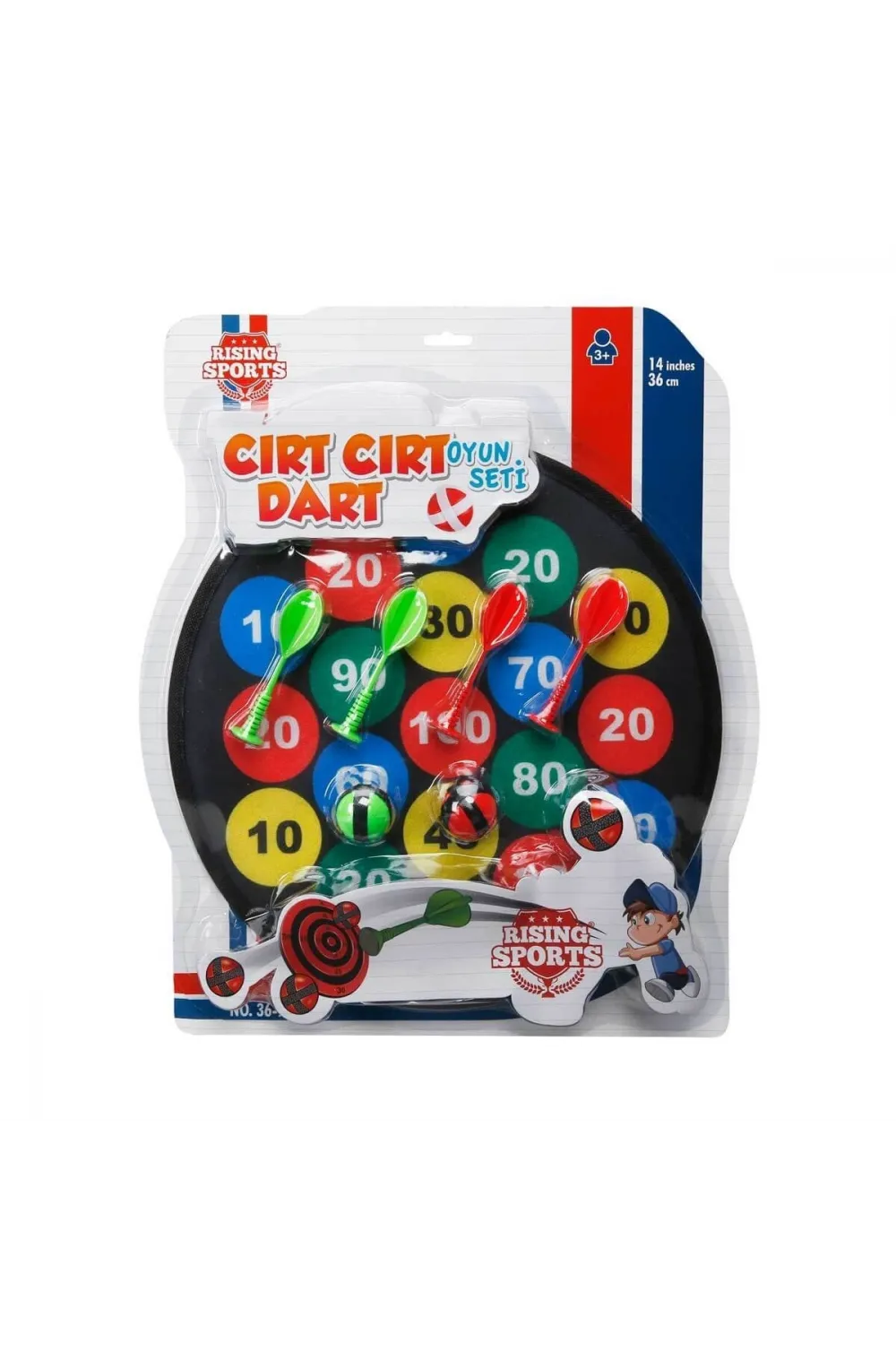 36789 Cırt Cırt Dart -  İğnesiz Dart Seti 36 cm