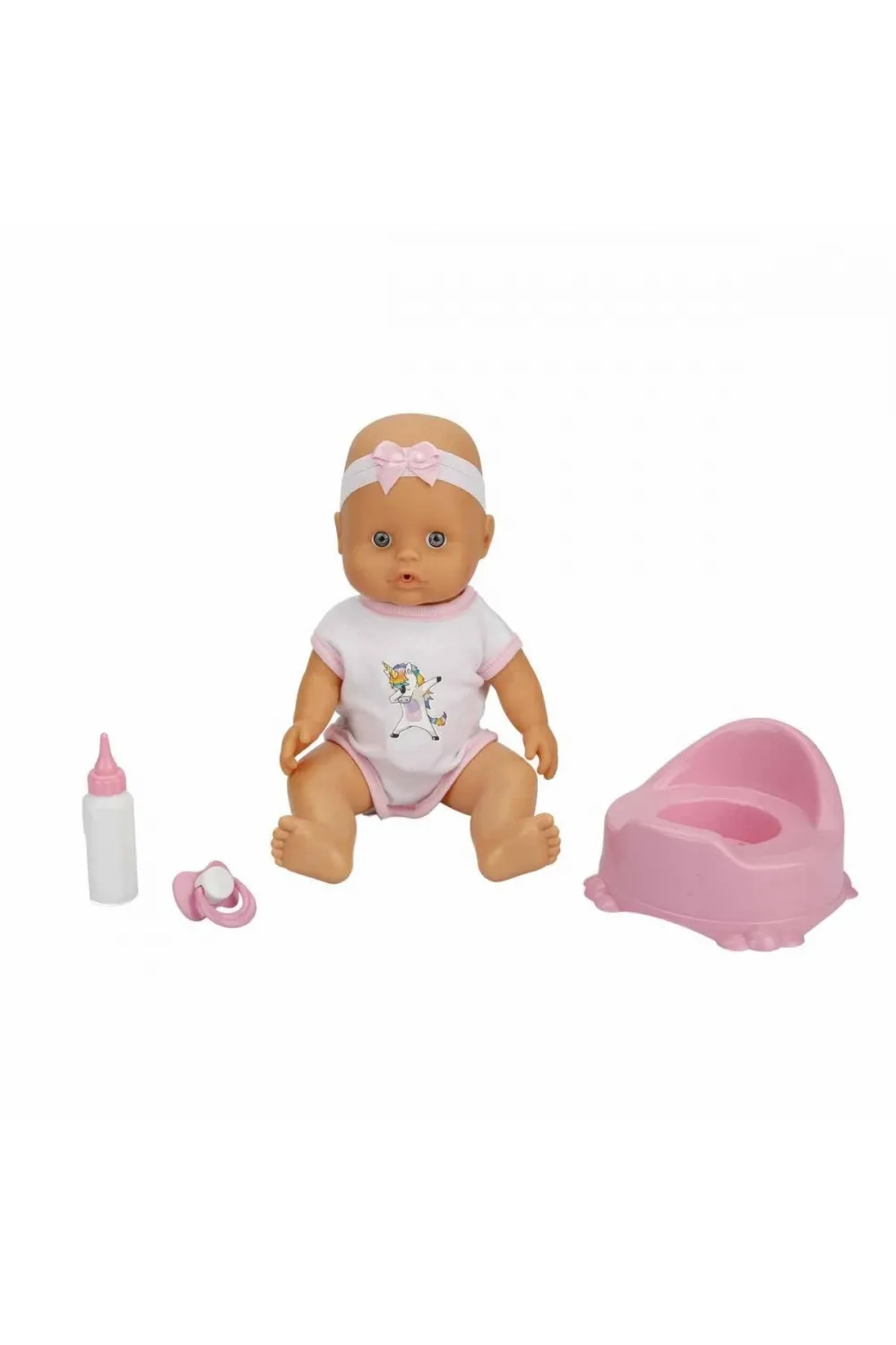 2030121 Sunman, Boubou Altını Islatan ve Konuşan Bebek Seti 30 cm
