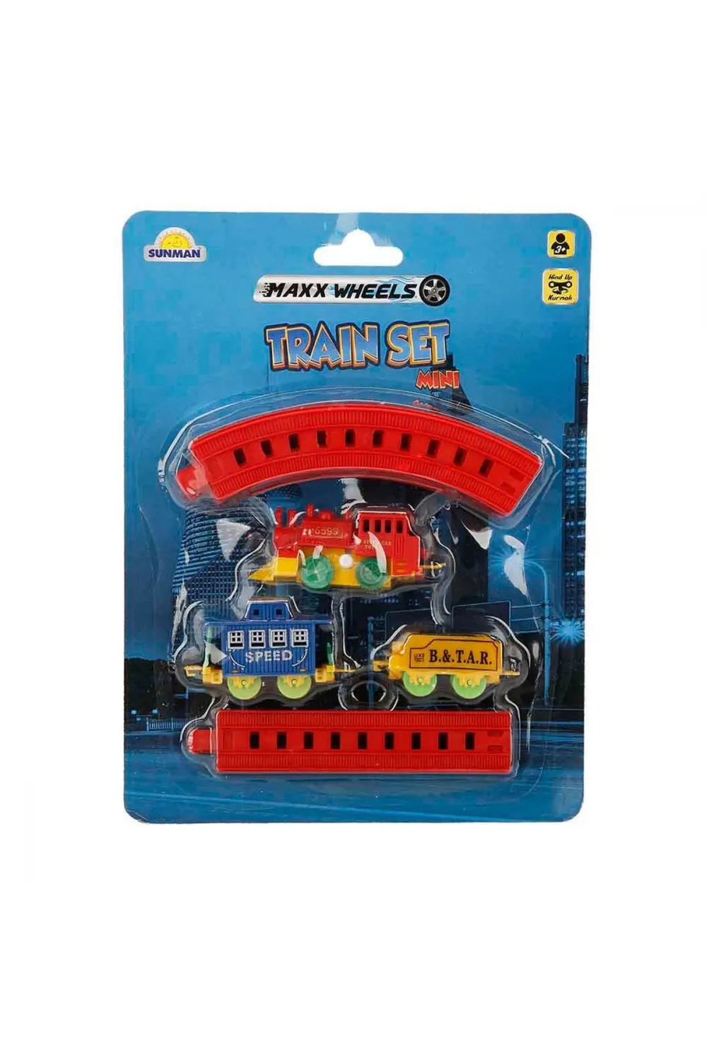 2559 Maxx Wheels Mini Tren Seti 11 Parça -Sunman