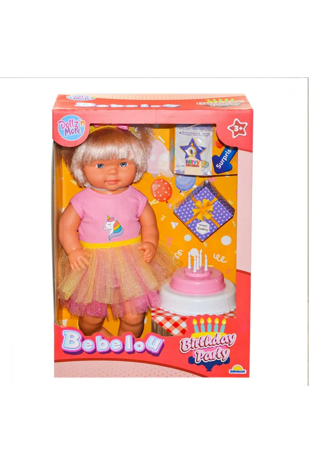 40021 Bebelou Doğum Günü Bebek 40 cm