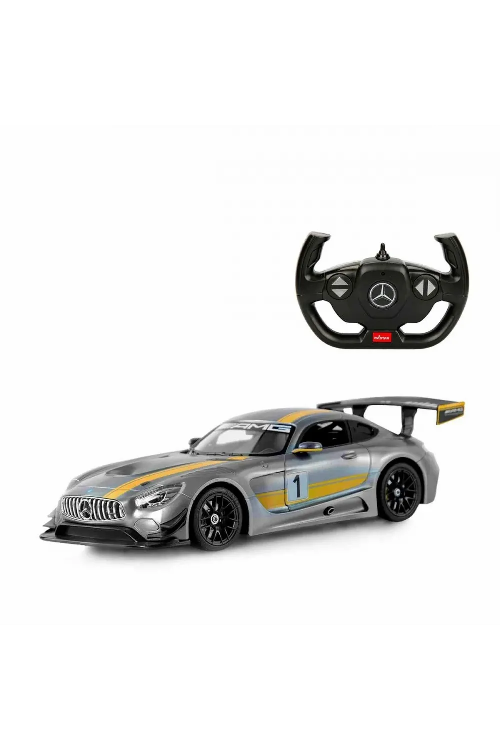 74100 Mercedes AMG GT3 2.4GHZ Işıklı Gri - Sunman