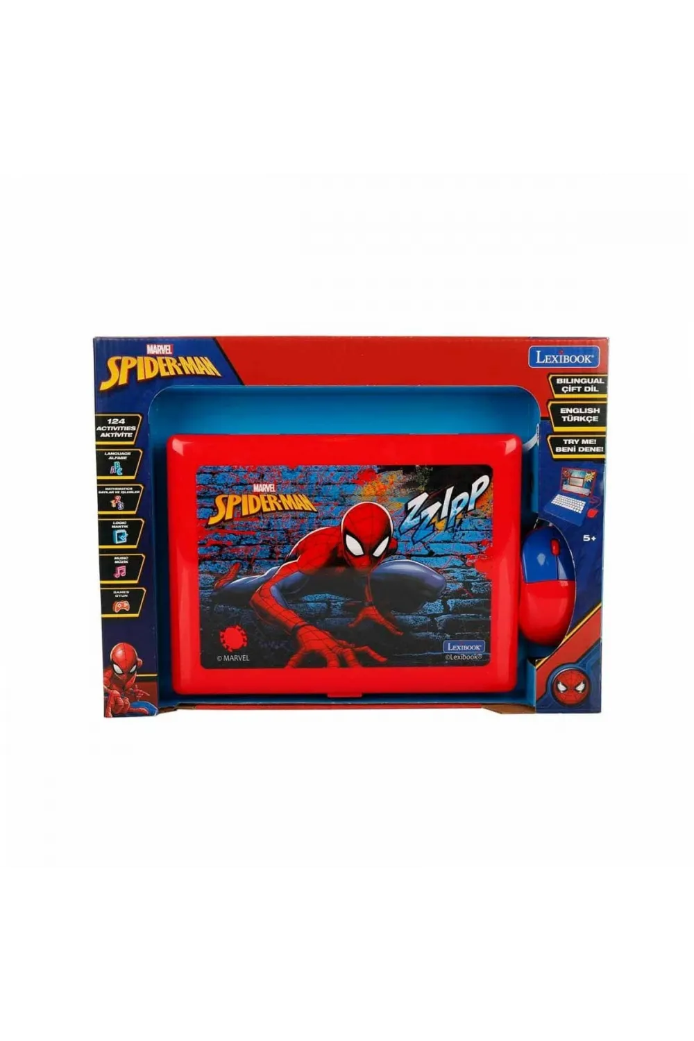 8834 Spiderman İngilizce Türkçe Laptop -Sunman