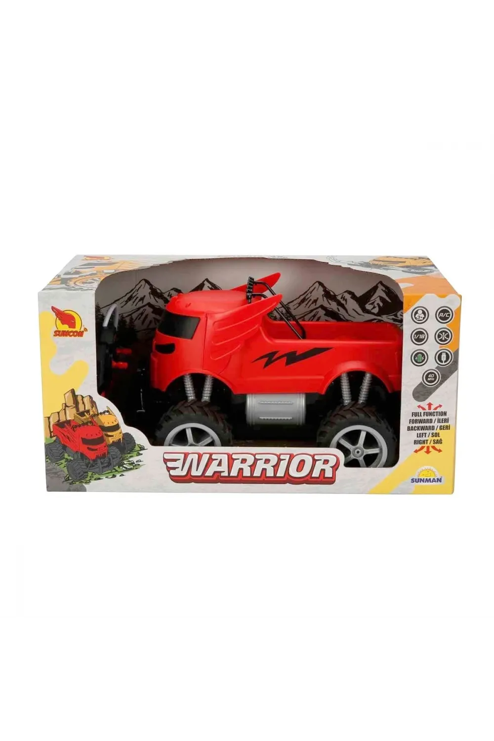 4677 1:18 Suncon Warrior USB Şarjlı Uzaktan Kumandalı Araba 28 cm