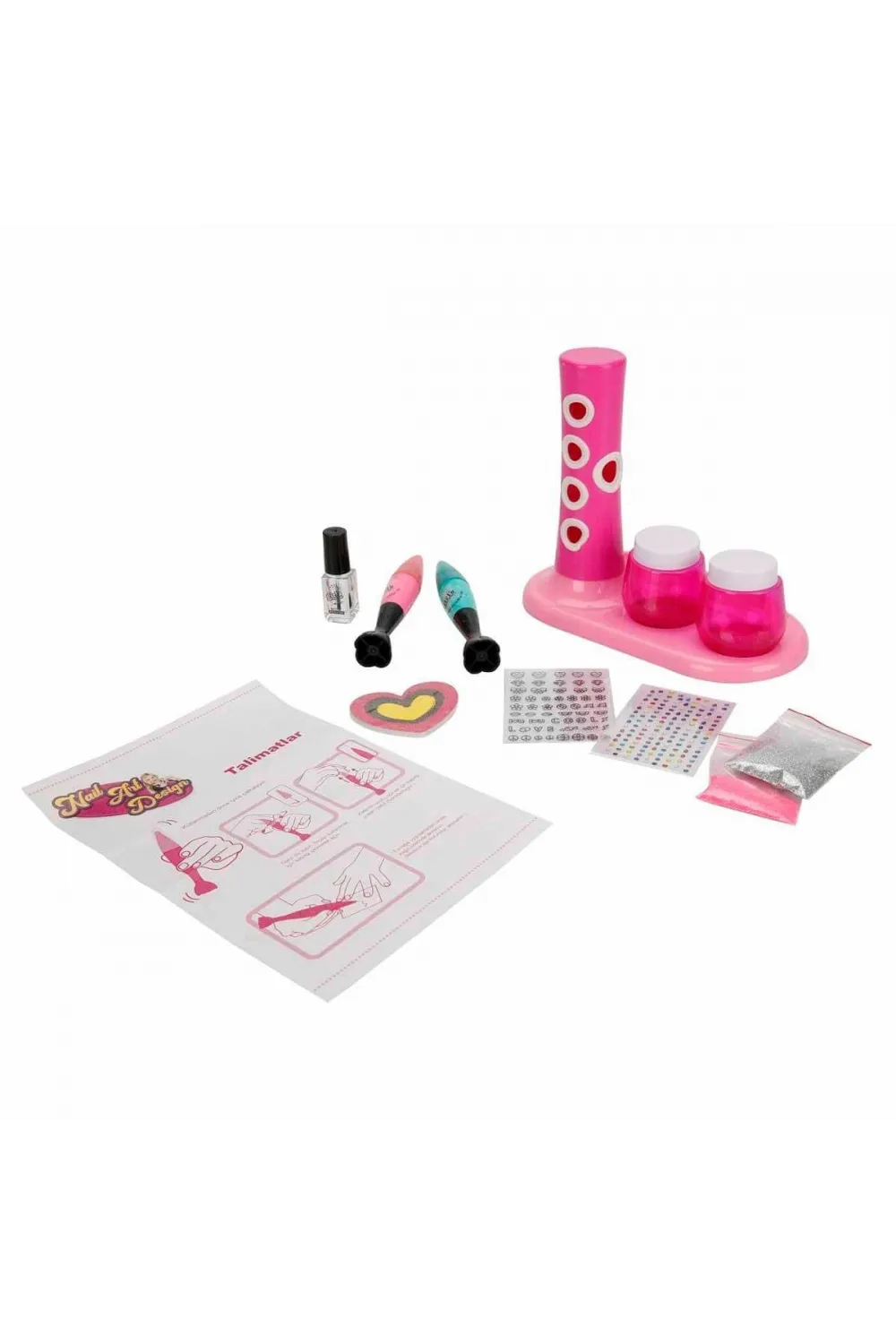 3847 Pretty Pinky 2in1 Tırnak Tasarım Seti -Sunman