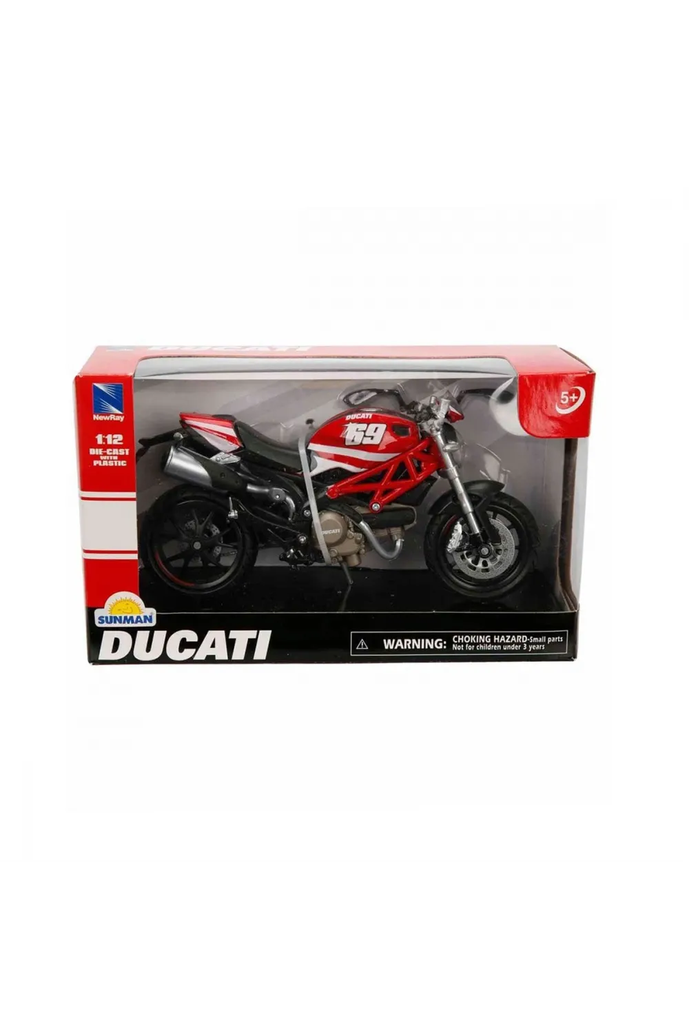 57523 SUN-NRY- 1 12 MTR DUCATI MANSTER 796 N 69 KRMZ