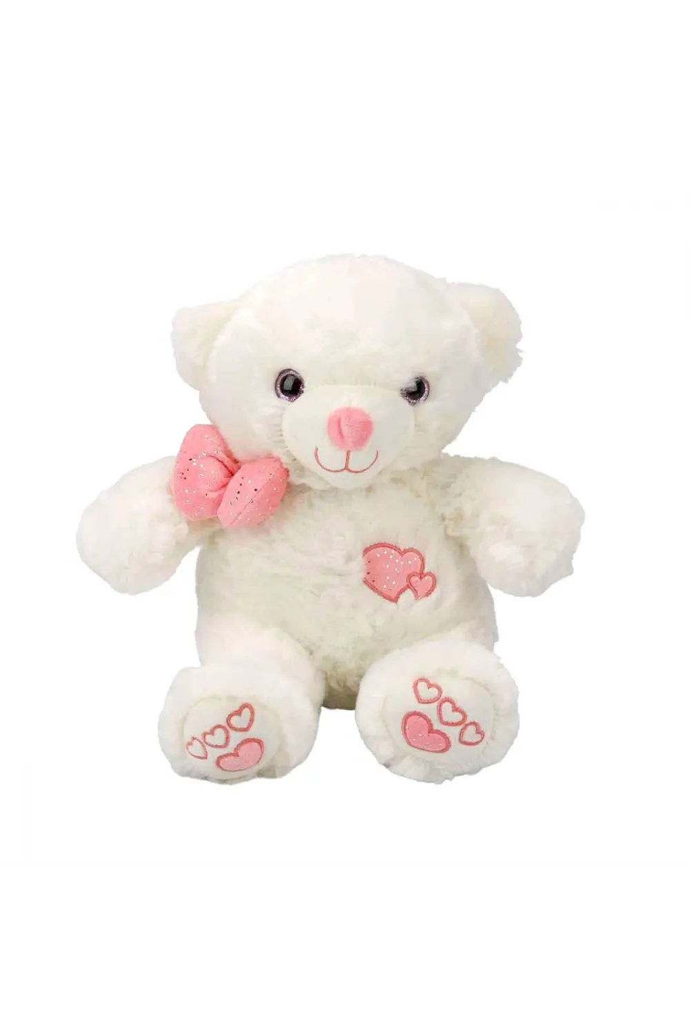 3186 Papyonlu Peluş Ayı 30 cm -Sunman
