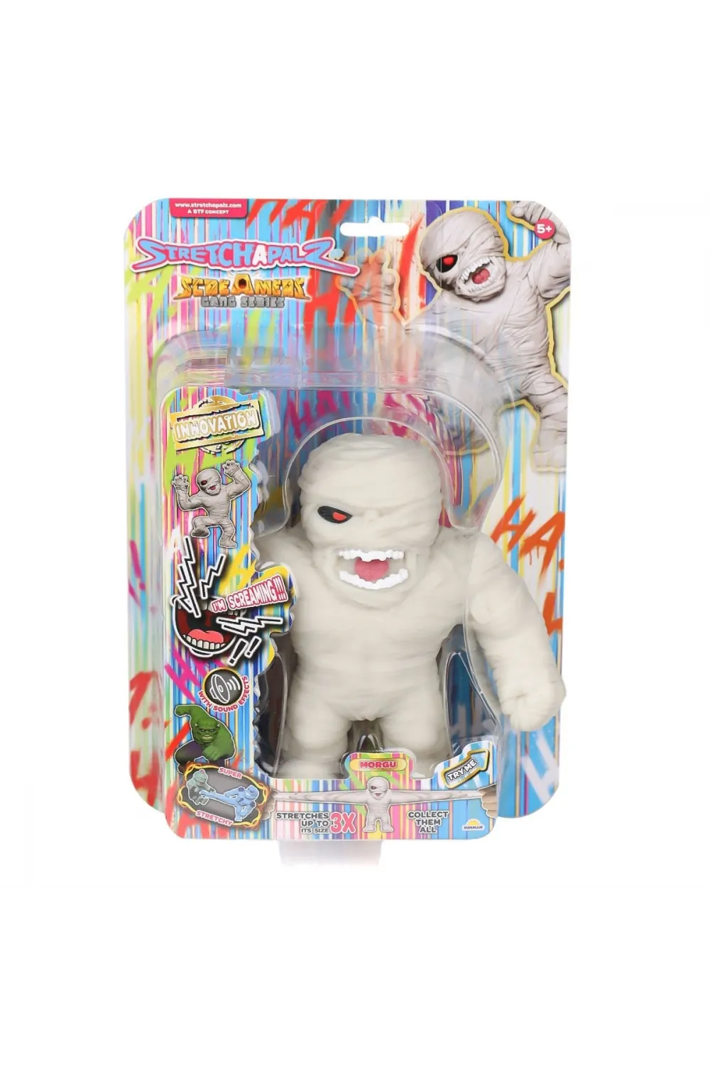 1012358 Sesli Stretchapalz Screamers Gang Seri 16 cm -Sunman