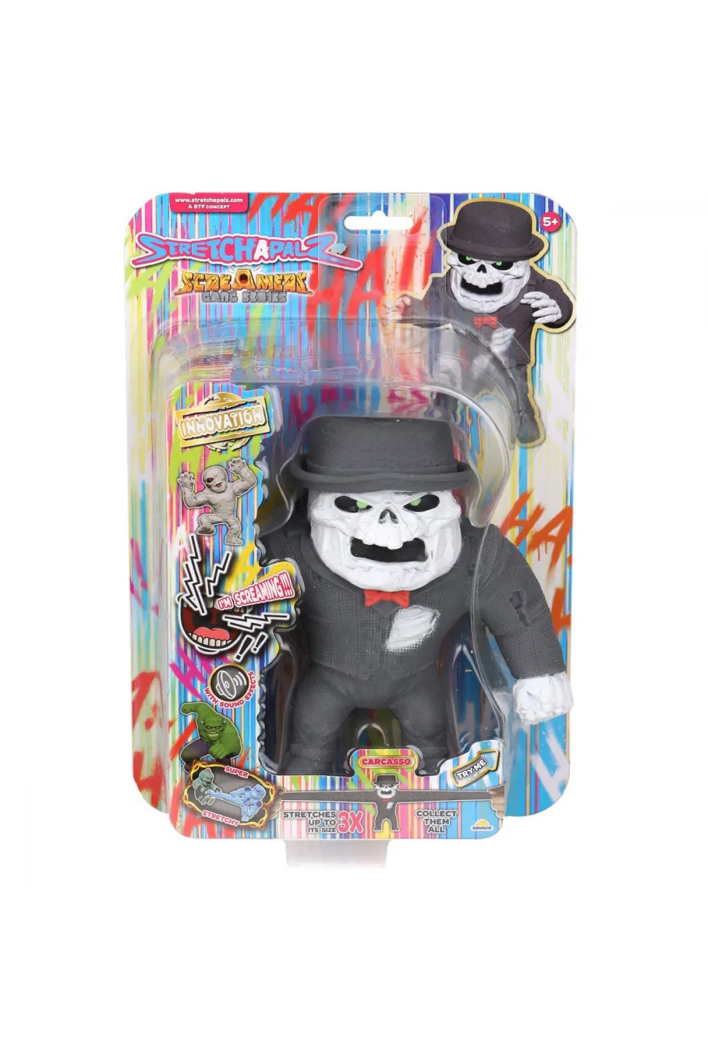 1012358 Sesli Stretchapalz Screamers Gang Seri 16 cm -Sunman