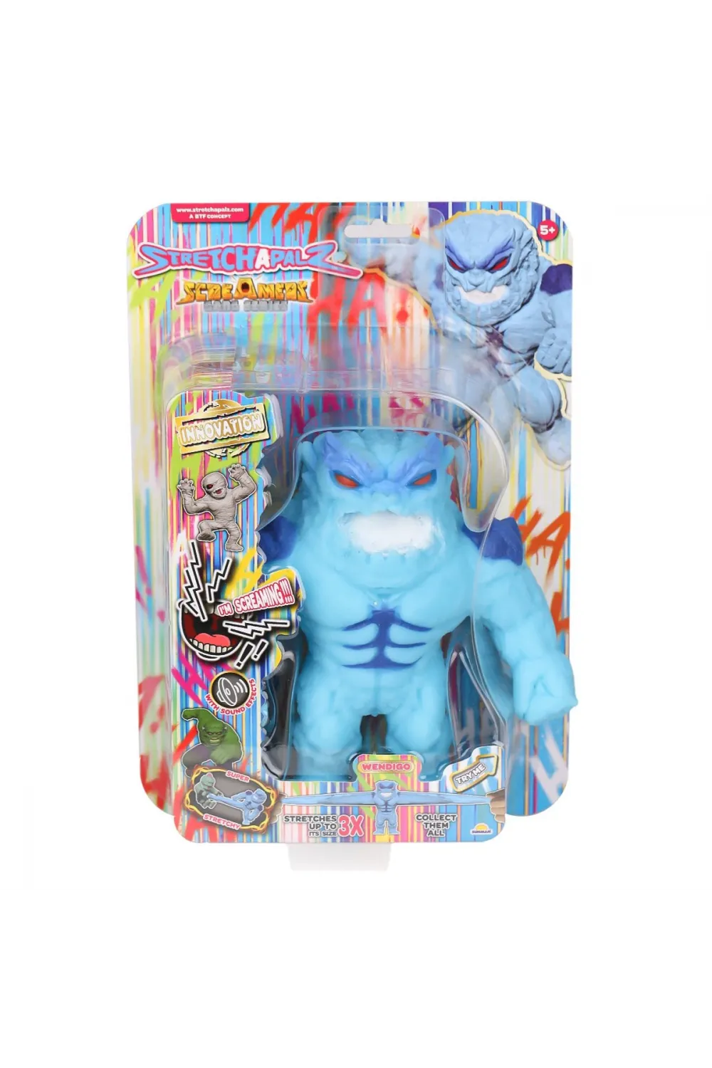 1012358 Sesli Stretchapalz Screamers Gang Seri 16 cm -Sunman
